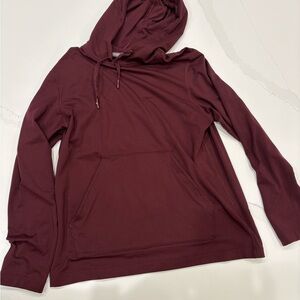 lululemon athletica Men's Burgundy Hooded Pullover
